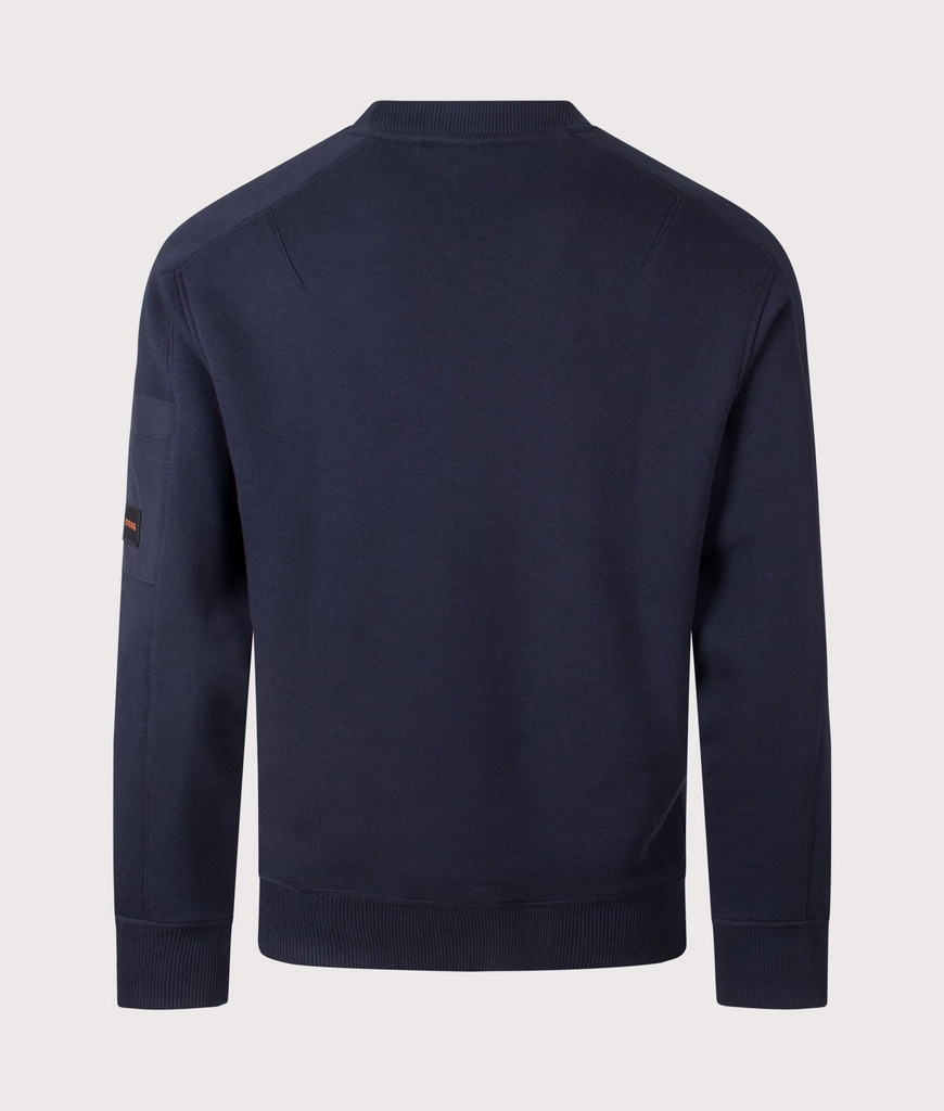 Hugo Boss Mens Relaxed Fit We Mixed Sweatshirt